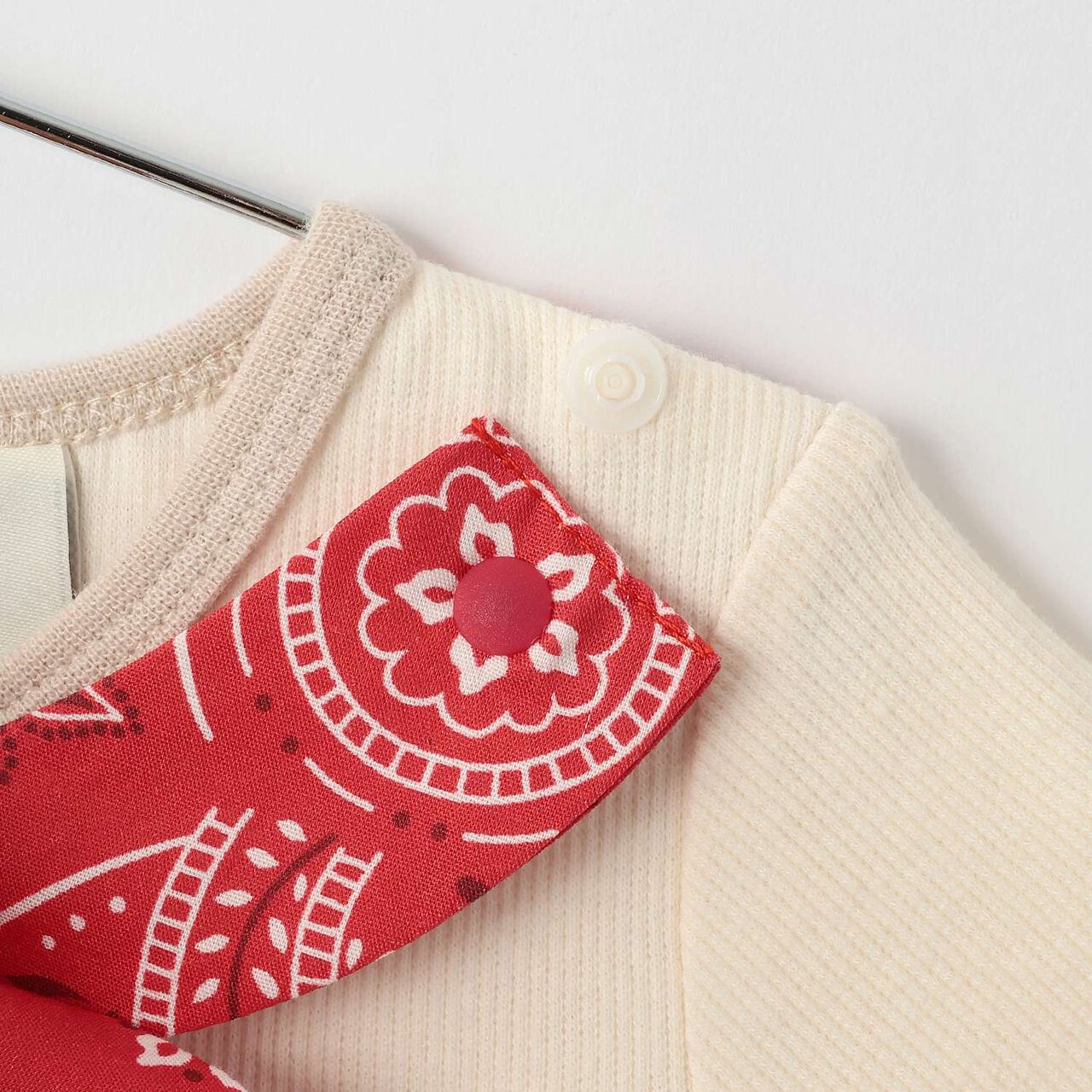 Lee Bandana Romper,Ivory, large image number 4