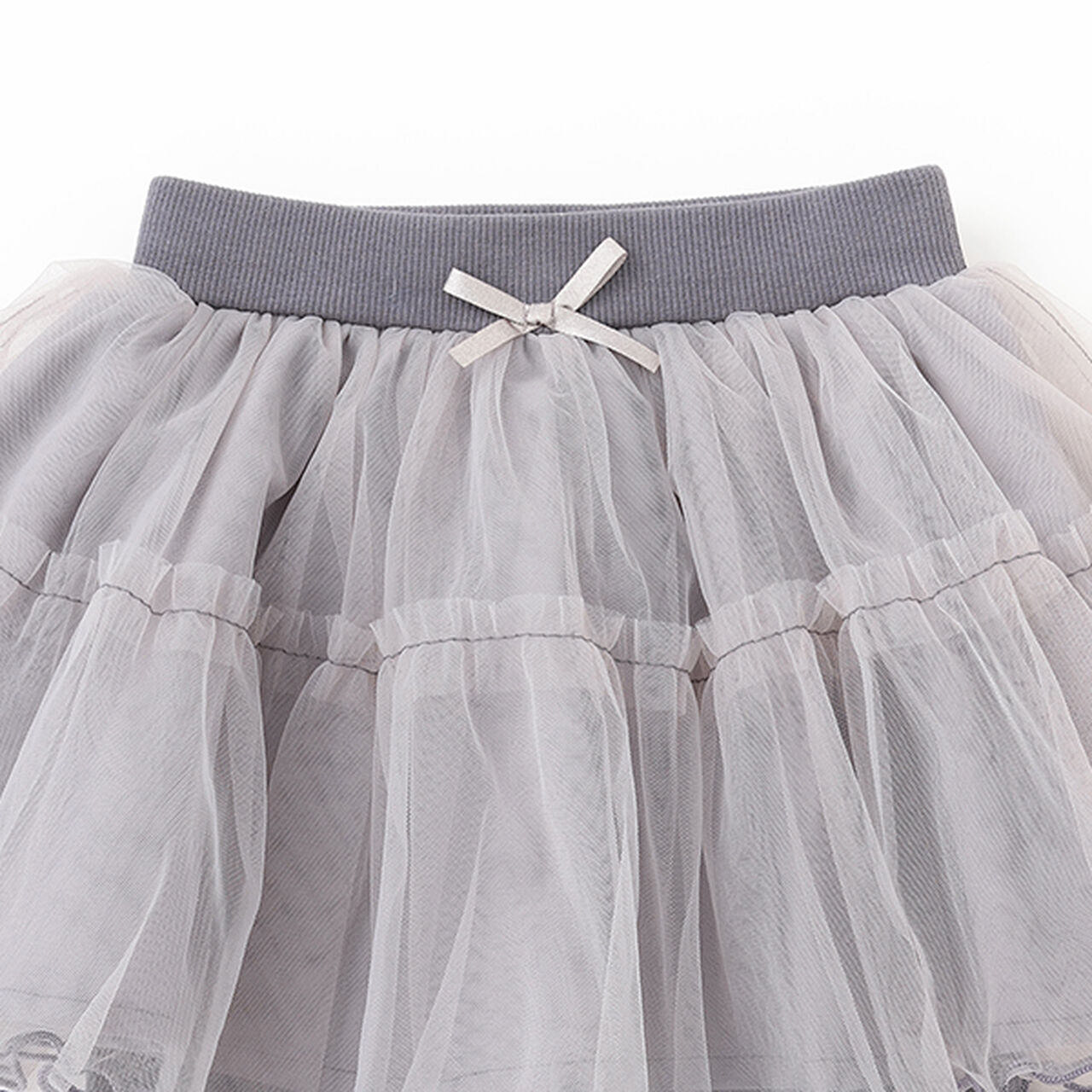 Tulle Skirt with Leggings Set,Blue gray, large image number 3