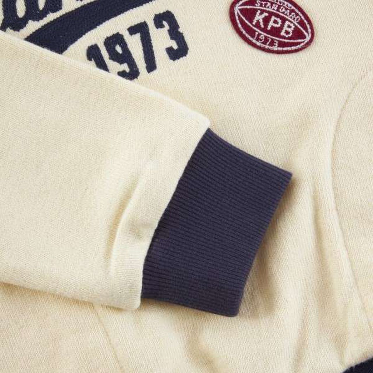 KP Boy Ribbed Sweatshirt [100-160],Black, large image number 6