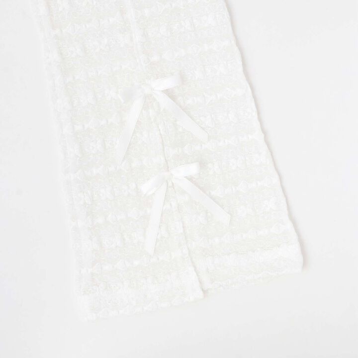 Tiered Skirt & Lace Pants Set,Ivory, medium image number 8