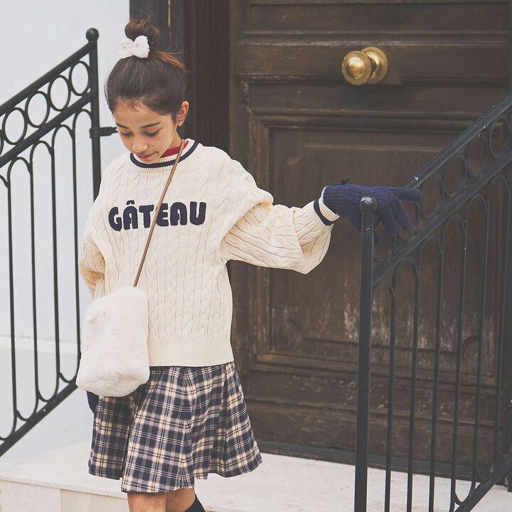 Shaggy Lined Gloves,Navy, medium image number 7