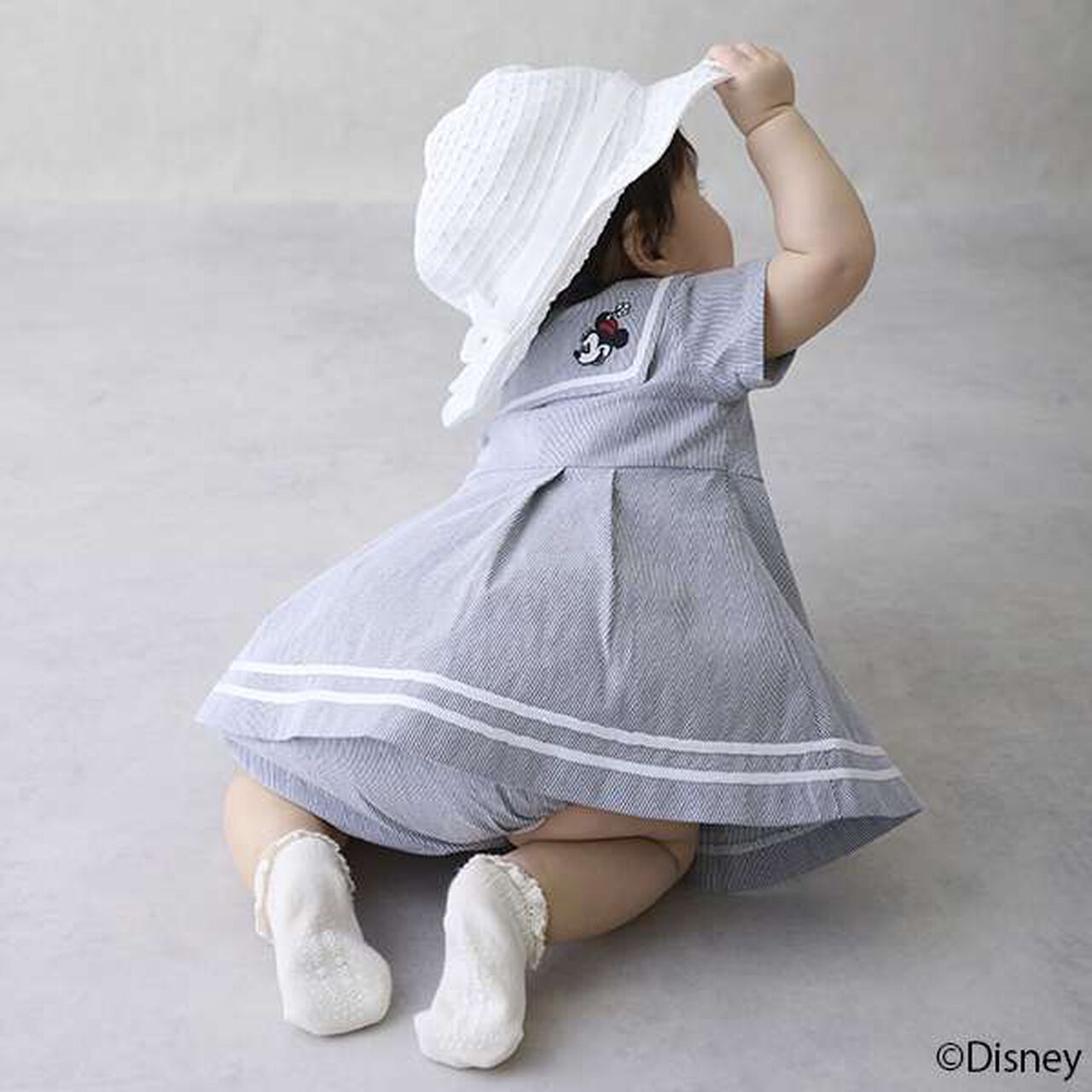 [Disney] Sailor OP Outfit Set,Light blue, large image number 5