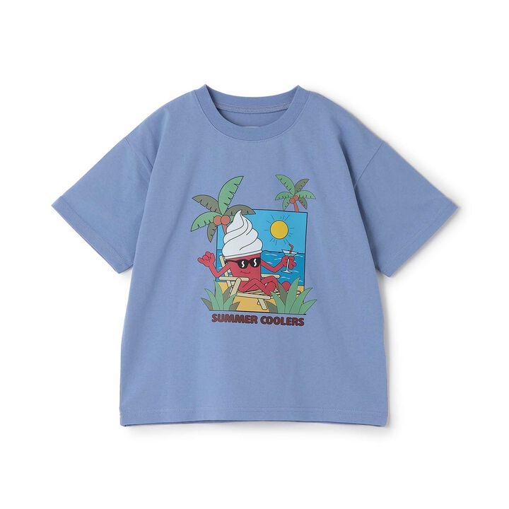[100% Cotton] 365D OFUZAKE Summer Tee,Ink blue, medium image number 0
