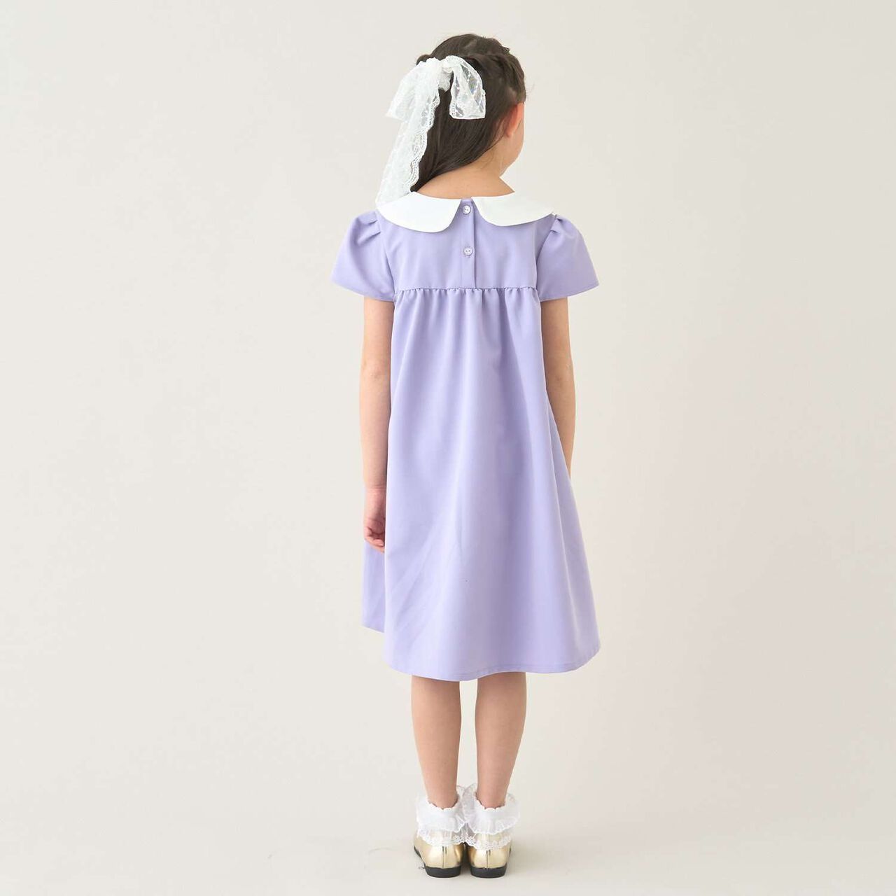 [Occasion] [School-Ready] Round Collar One-Piece Dress,Black, large image number 19