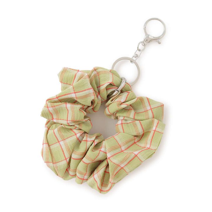 Checkered Pattern Scrunchie Charm,, medium
