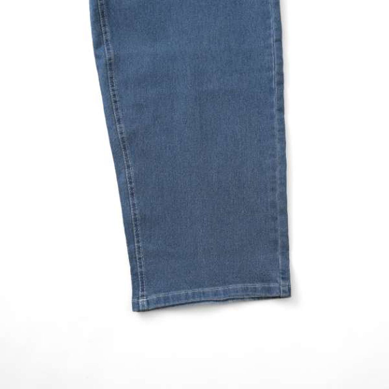 Stretch Denim Relaxed Baggy Pants,Deep blue, large image number 2