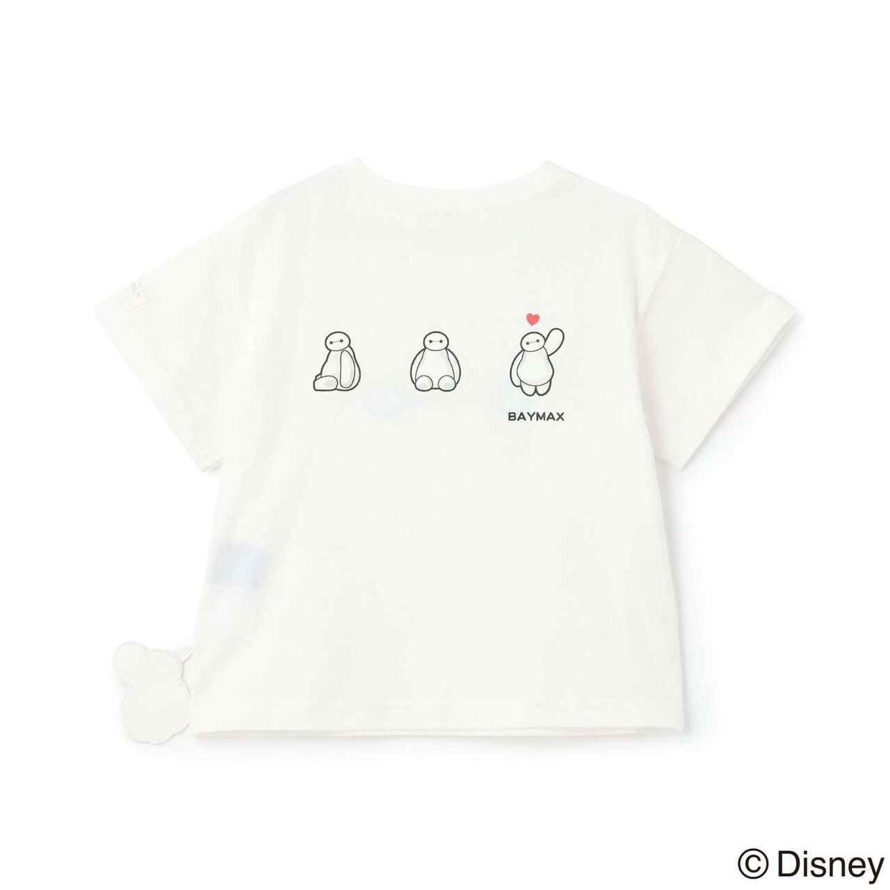 [Disney/Disney Pixar] Cool Touch Baymax / Cars Face T-Shirt,Red, large image number 4