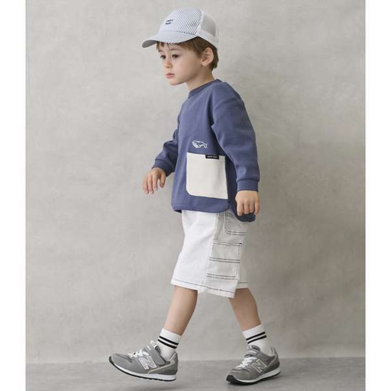 Painter Half Pants,Blue, large image number 15