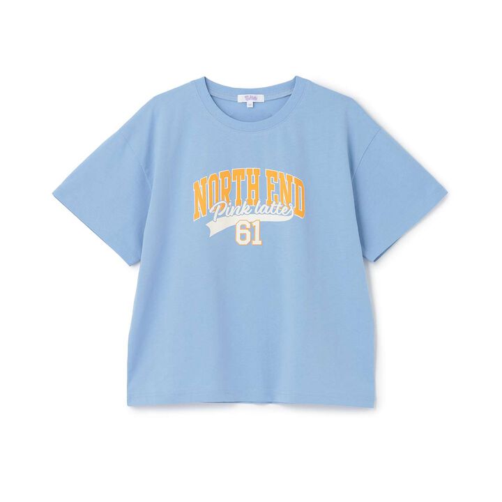 [Narumiya Exclusive] College Number Raised Print T-Shirt,Off white, medium image number 14