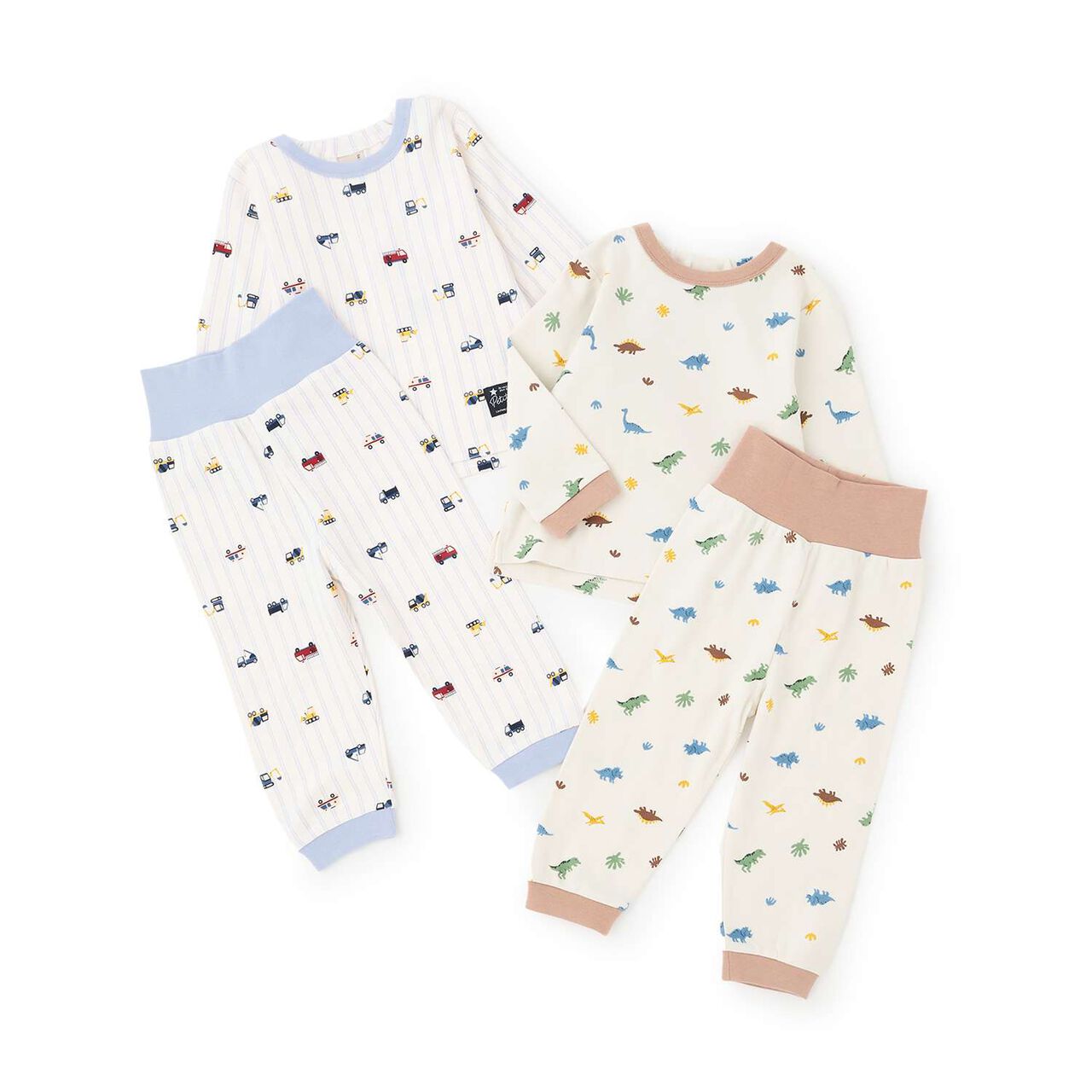 Boys Long-Sleeve Pajamas,Ivory, large image number 14