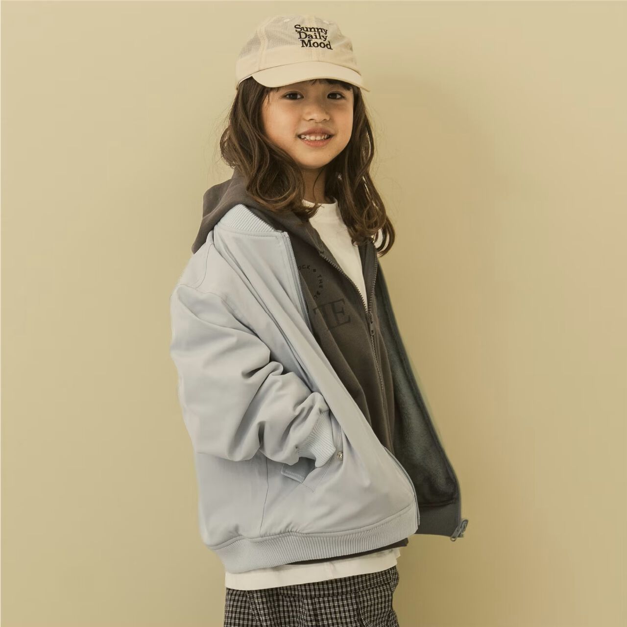 [D Select] Nylon Embroidered Cap,Blue, large image number 10