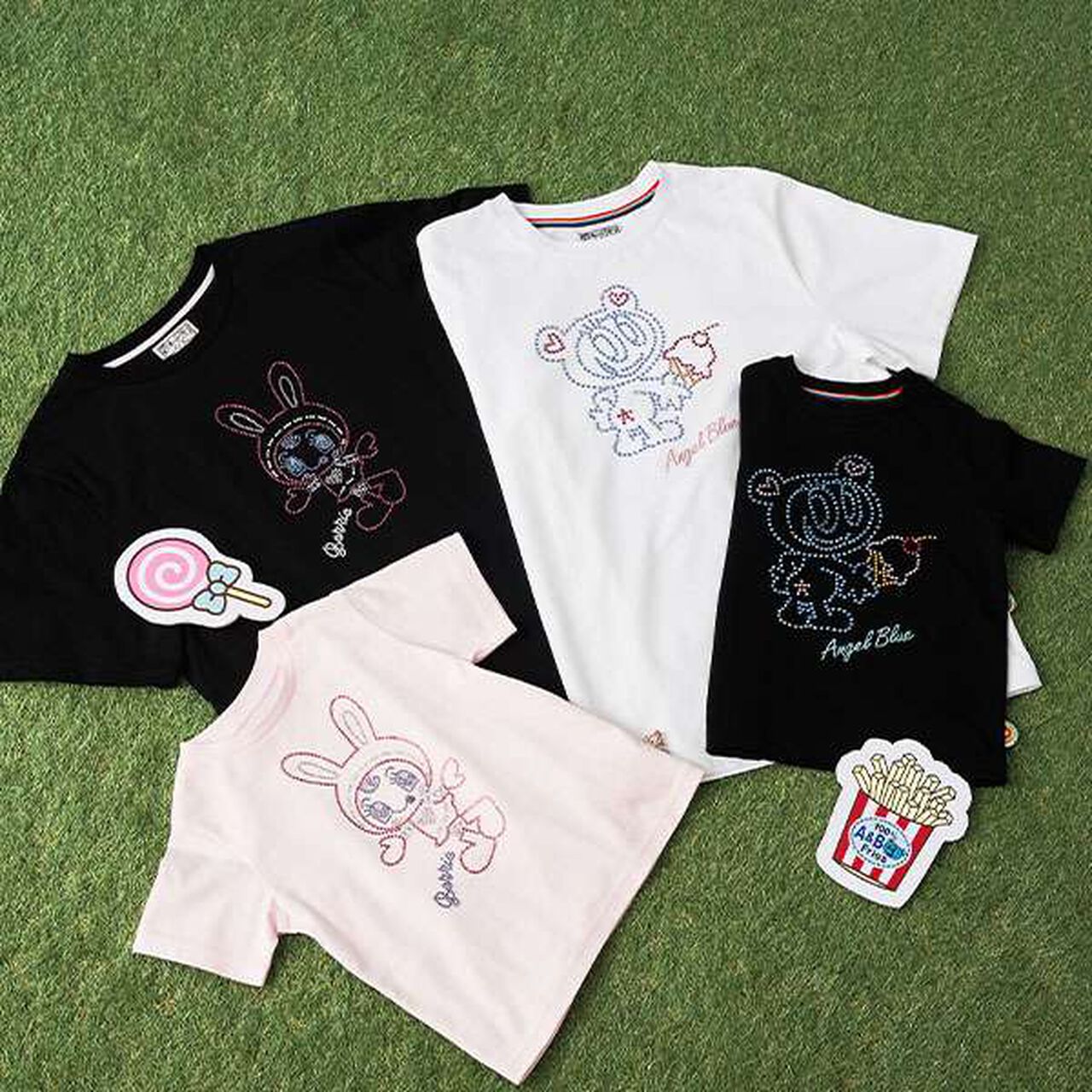 Mr. Nakamura Sparkling Stone T-Shirt [100 cm],White, large image number 10