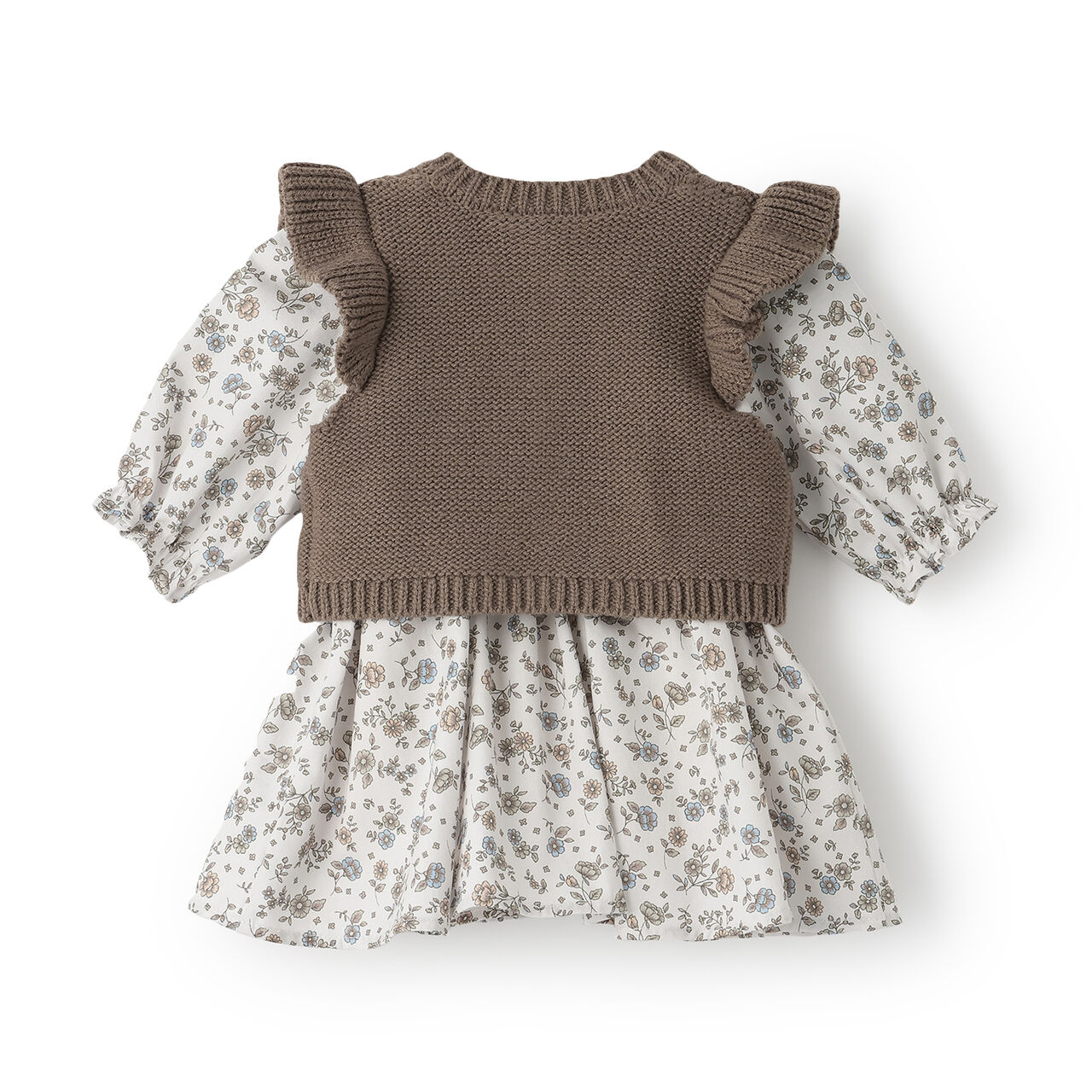 Link - Vest-Style Dress Outfit Set,Ivory, large image number 6