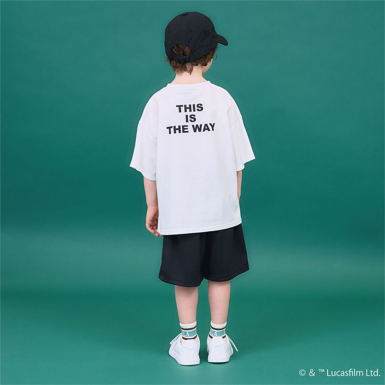 [STAR WARS] Stain Resistant Quick-Dry UV Logo Print Kaiteki Tenjiku Big T-Shirt,Black, large image number 12