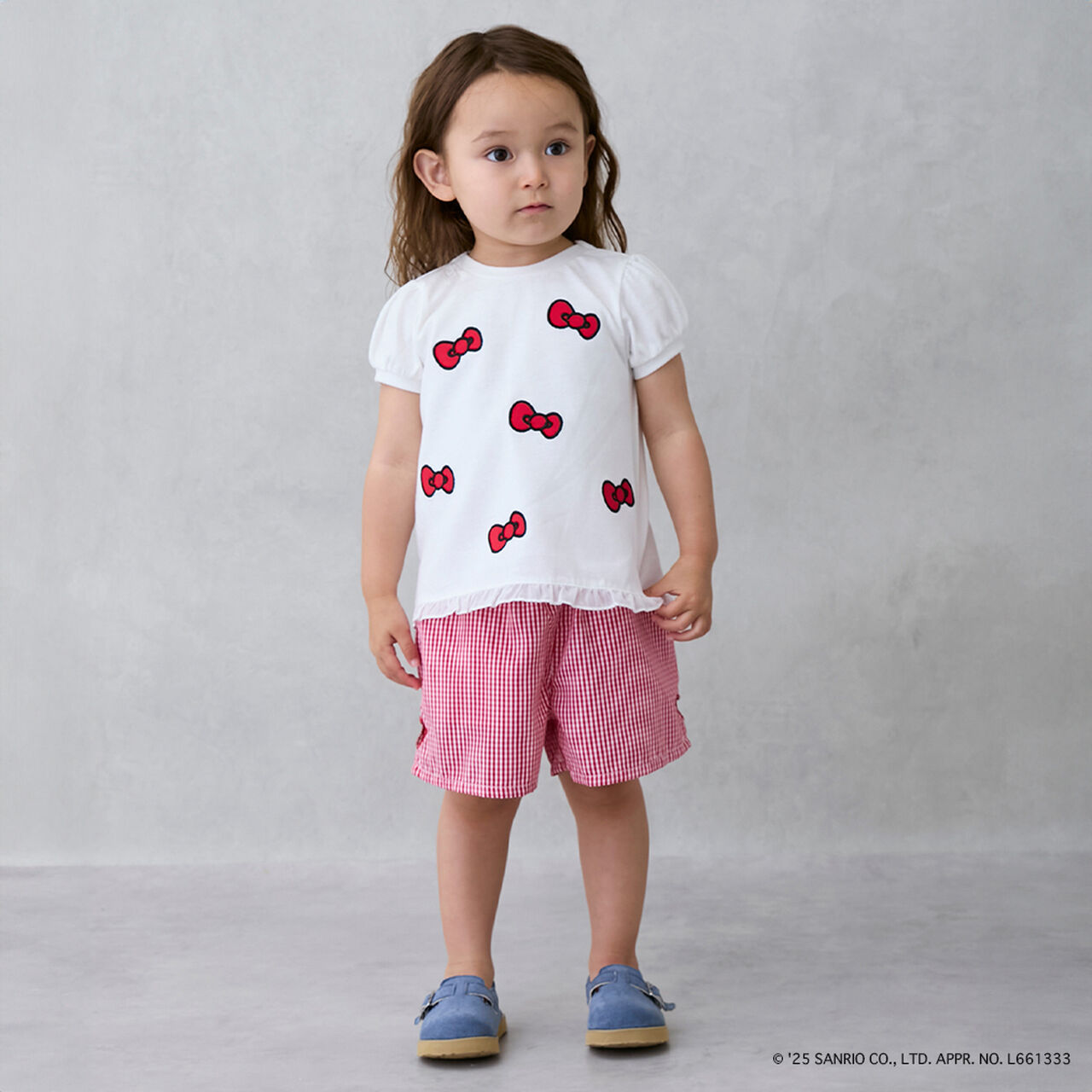 [Sanrio Characters] Ribbon Appliqué T-Shirt,Navy, large image number 6