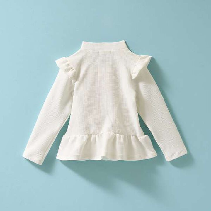 [SWIM] [UV Processing] Hem Frill Zip Rash Guard,Mint, medium image number 20