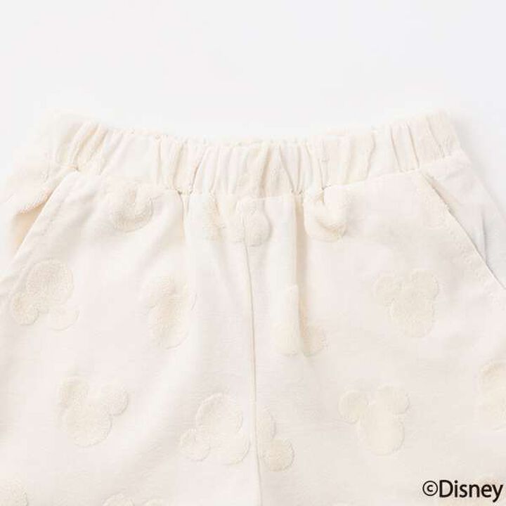 [Disney] Pile Jacquard Half Pants,Pearl white, medium image number 10