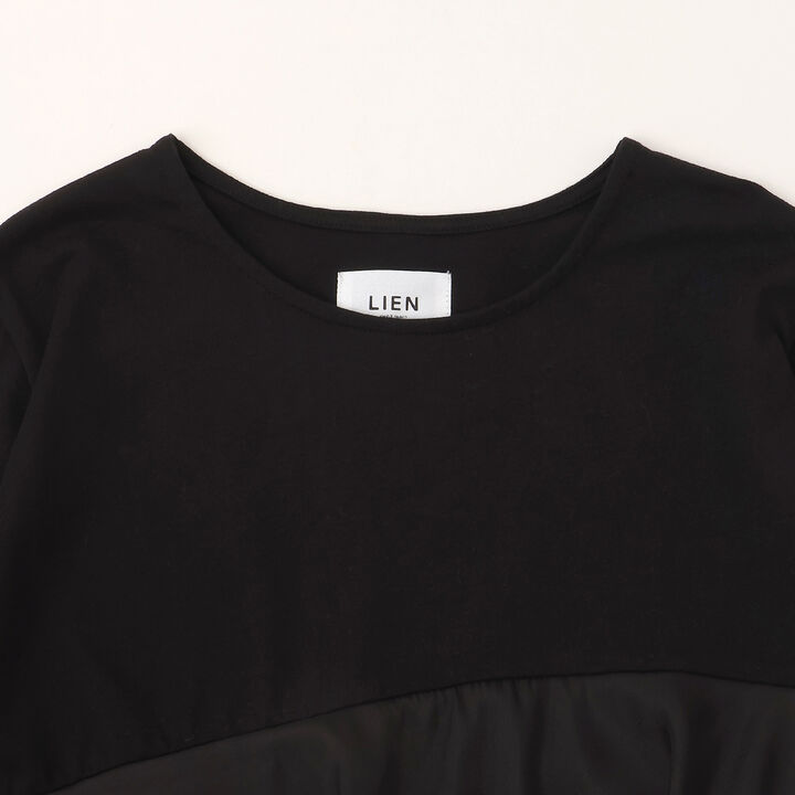Organza Docking Long-Sleeve T-Shirt,Striped, medium image number 9