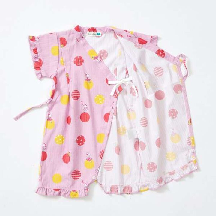 KP Polka Dot Pattern & Mimi-chan Jinbei All-in-One (Free),Pink, medium image number 5