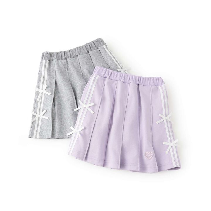[Restock] Ribbon Line Skirt with Shorts,Gray, medium image number 8