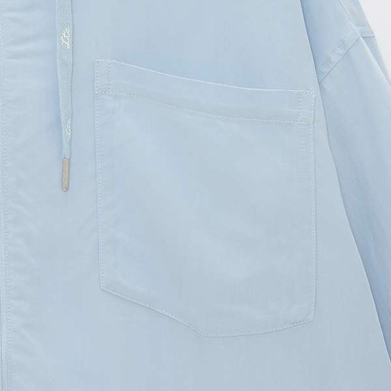 [UV Protection] Sheer Blouson,Sax blue, large image number 10