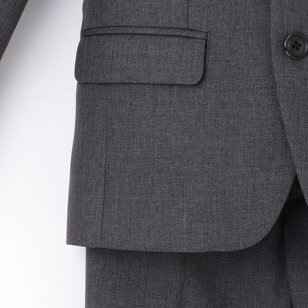 [Formal] Gray Jacket & Half Pants Set,Gray, large image number 14