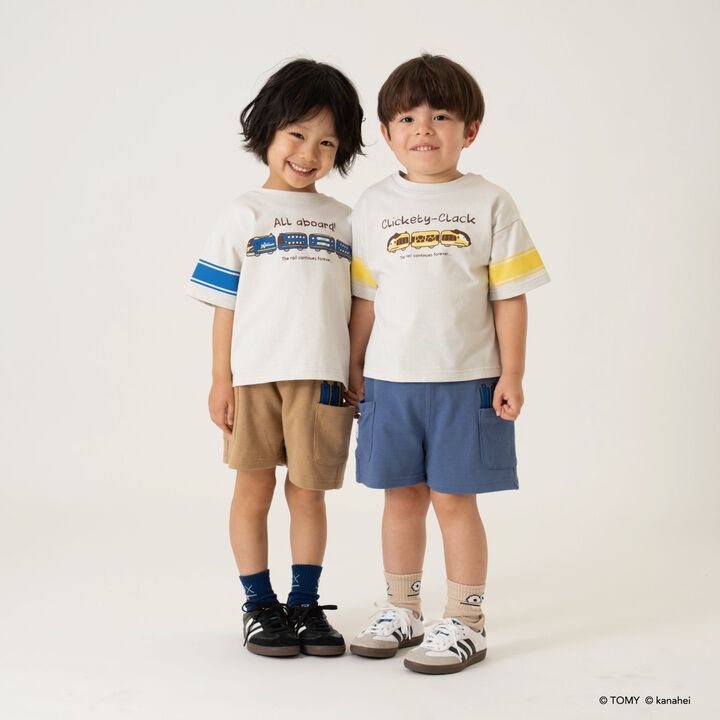 Gather! Plarails [Tomo Pants] Rails Jokers / 4-Length Pants,Moderate blue, medium image number 20