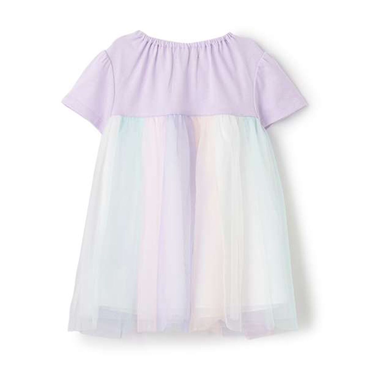 Ice Collar Tulle Tunic,Lavender, large image number 1