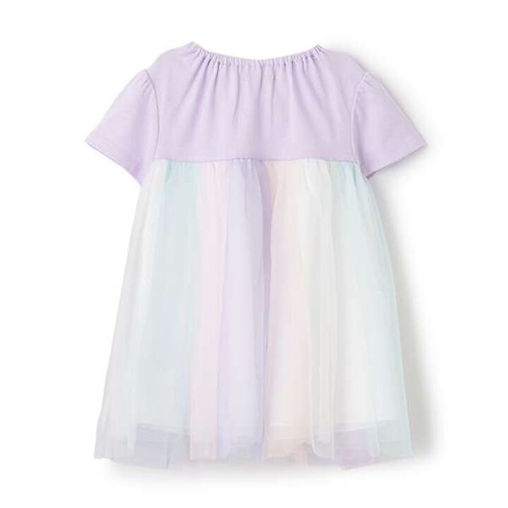 Ice Collar Tulle Tunic,Lavender, medium image number 1