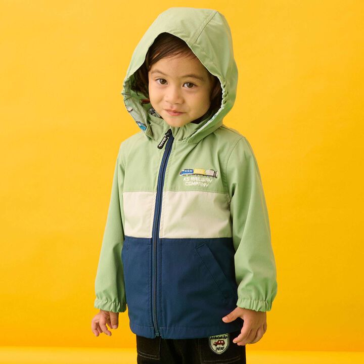Reversible Vehicle Windbreaker [UV Protection & Water-Repellent Finish],Red, medium image number 5