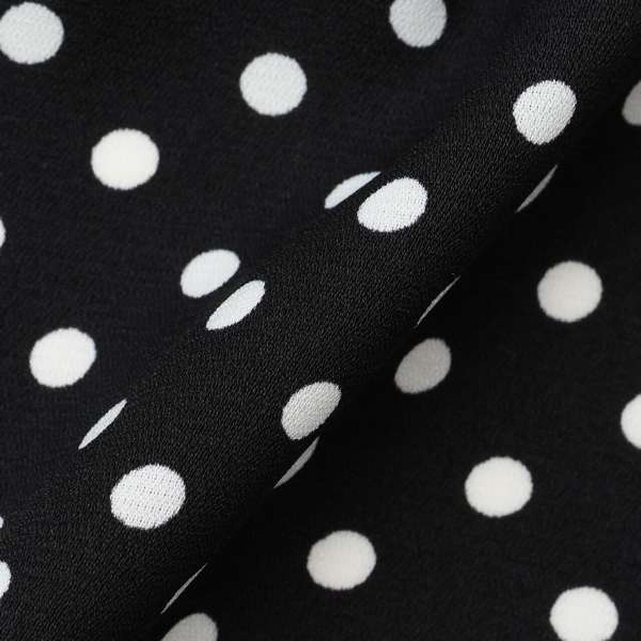 Polka Dot Tiered Skirt,Off white, large image number 7