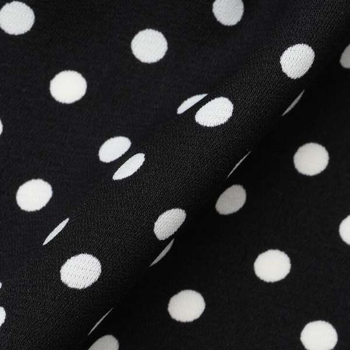 Polka Dot Tiered Skirt,Off white, medium image number 7