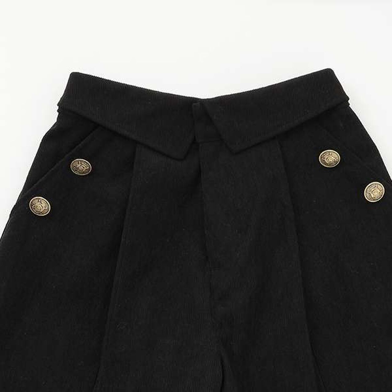 Cuffed Tuck Culottes,Light beige, large image number 12