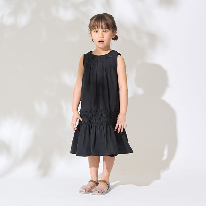 Shirred Tiered One-Piece Dress,Off white, medium image number 14