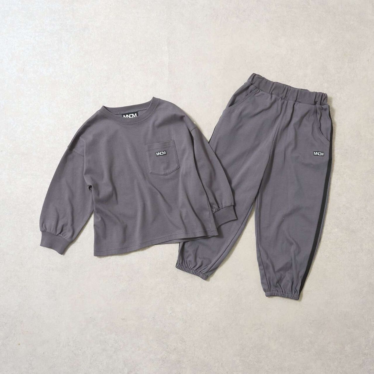 [MNCM] [Coordinatable Setup] [Kaiteki Tenjiku] Oversized Silhouette Side Line Pants,Dark brown, large image number 14