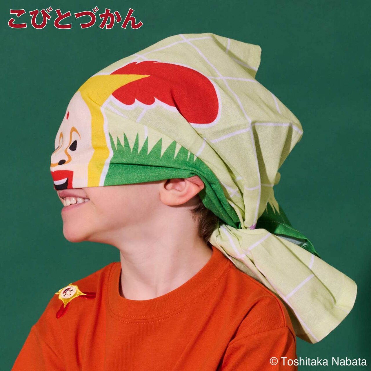 [Kobito Zukan] Role-Play Tenugui Towel,Moss green, large image number 17