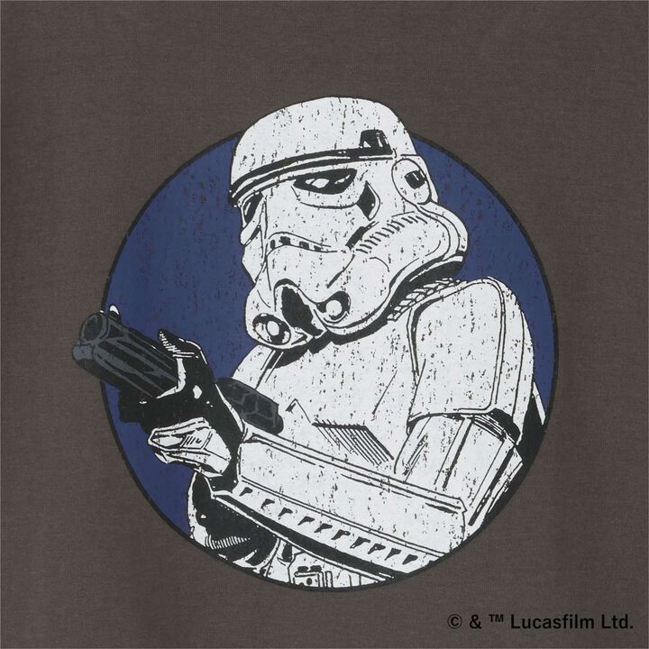[STAR WARS] [Anti-Stain・Quick-Dry・Shape Retaining] Assorted Back Print T-Shirt [MNCM],Charcoal gray, medium image number 9