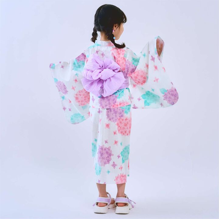 [Yukata] One-Piece Yukata Dress,Pearl white, medium image number 4