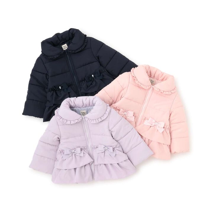 Padded Peplum Blouson,Pink, medium image number 9