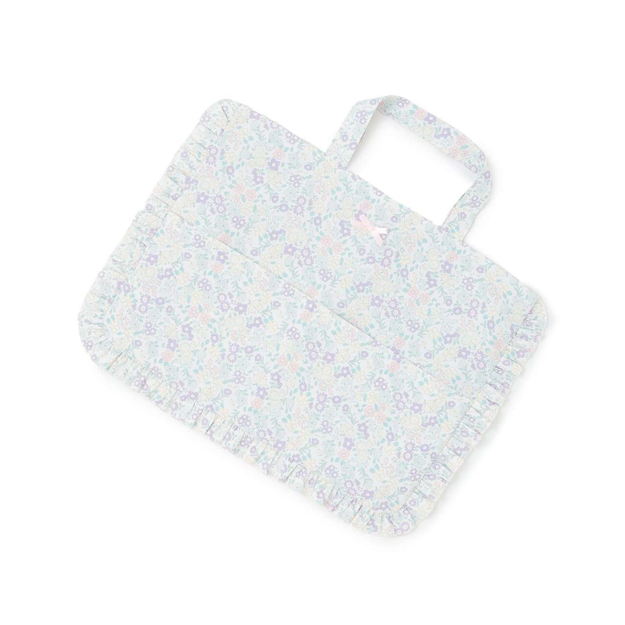 [School-Ready] [Water-Repellent, Anti-Stain, Durable, UV] Frill Lesson Bag with Ribbon,Lavender, large image number 7