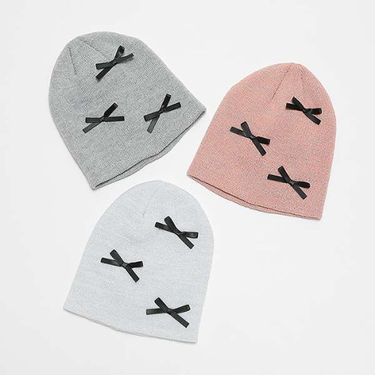 Ribbon Beanie,Gray, large image number 9