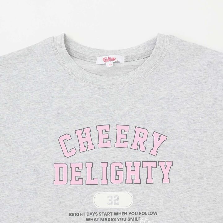 [Daily Price] 100% Cotton College Print Short Sleeve T-Shirt,Off white, medium image number 15