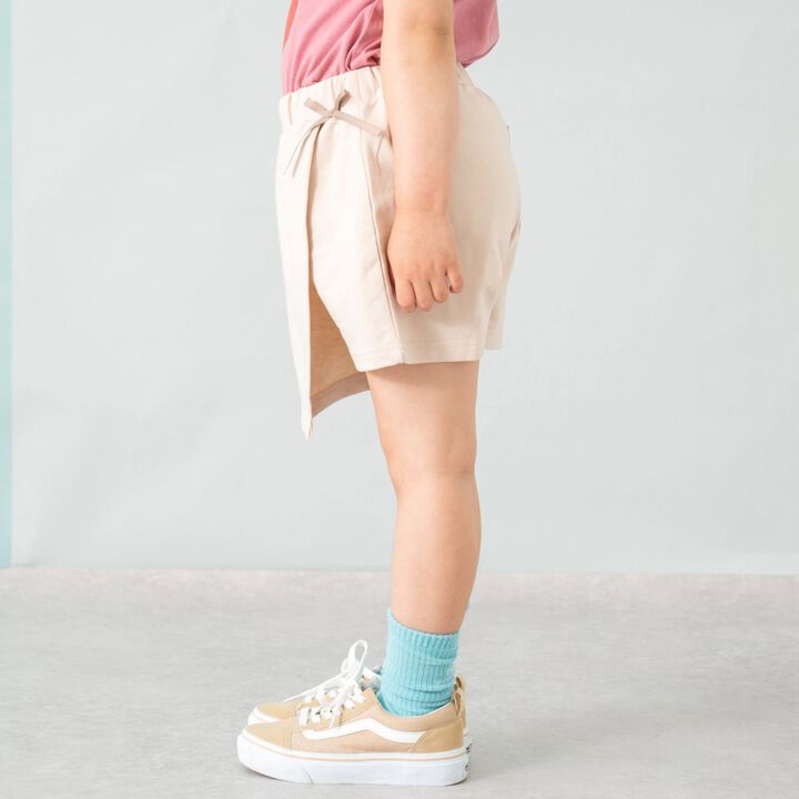 Cut Trapeze Wrap Culottes,Beige, medium image number 4