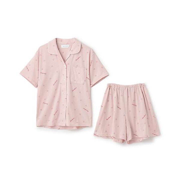 Short-Sleeve Knitwear Set,Sax blue, medium image number 4