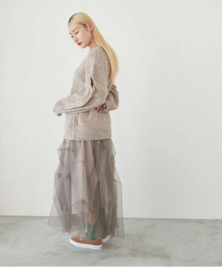 Tulle Volume Skirt,Moderate blue, medium image number 18