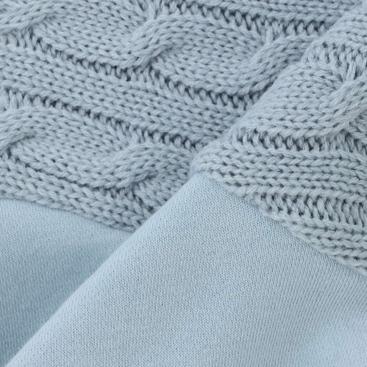 [Washable] Knit Set-Up,Sax blue, large image number 23