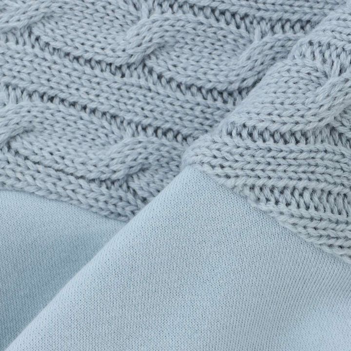 [Washable] Knit Set-Up,Sax blue, medium image number 23