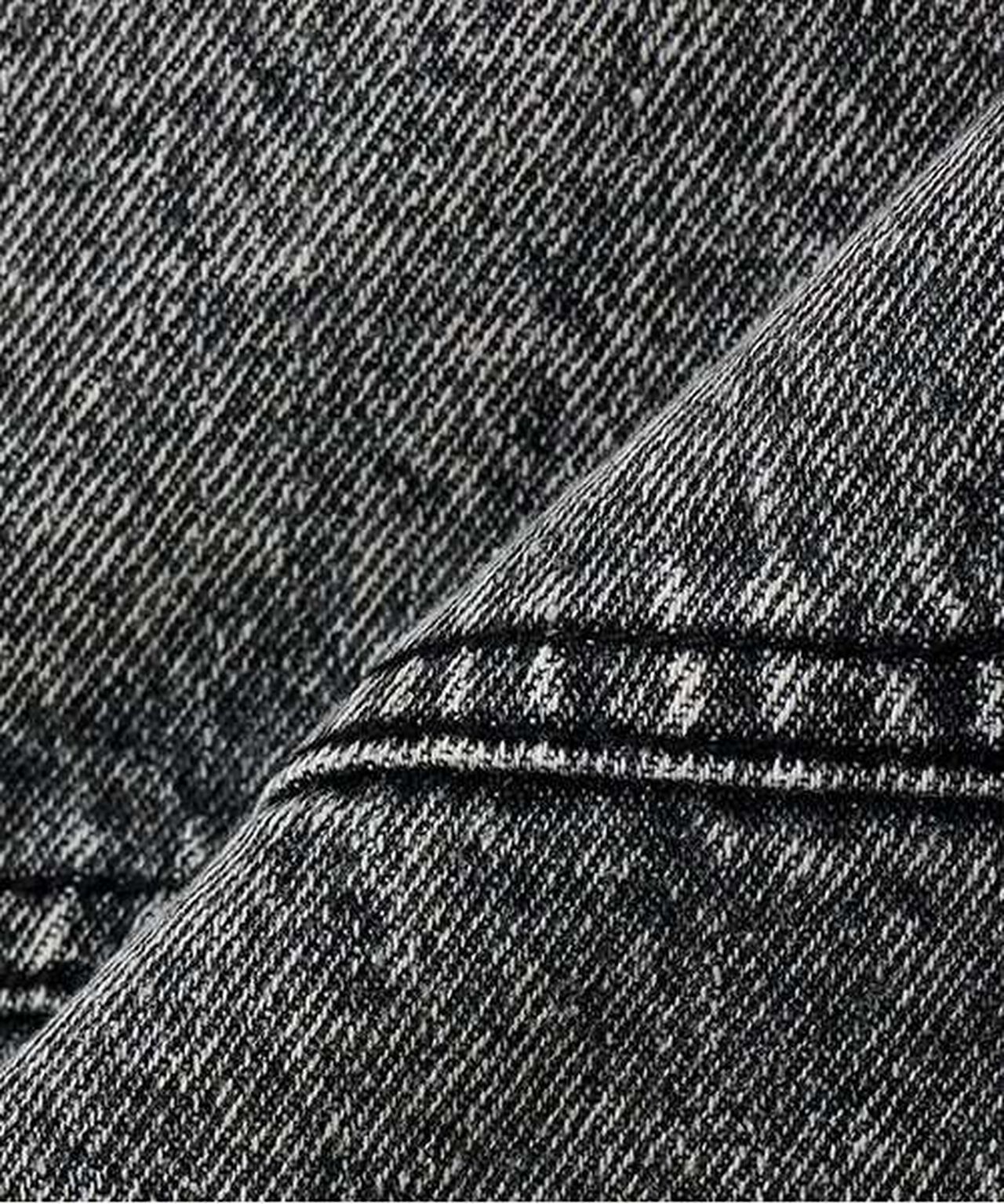 Denim Short Jacket,Gray, large image number 2