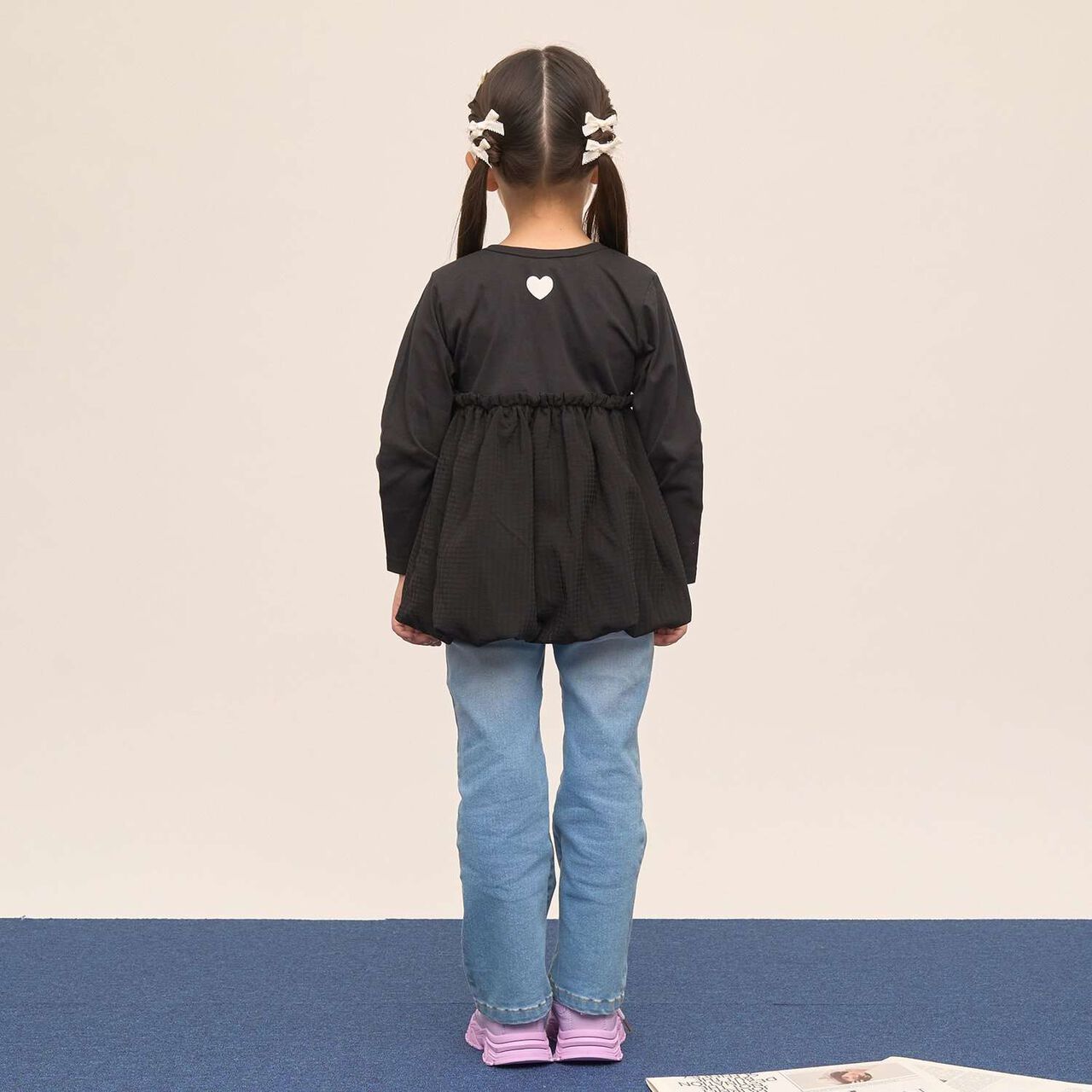 Quick-Dry UV Non-Crumbling Either Way Is Fine Muteki T Balloon Peplum Tops,Lavender, large image number 27