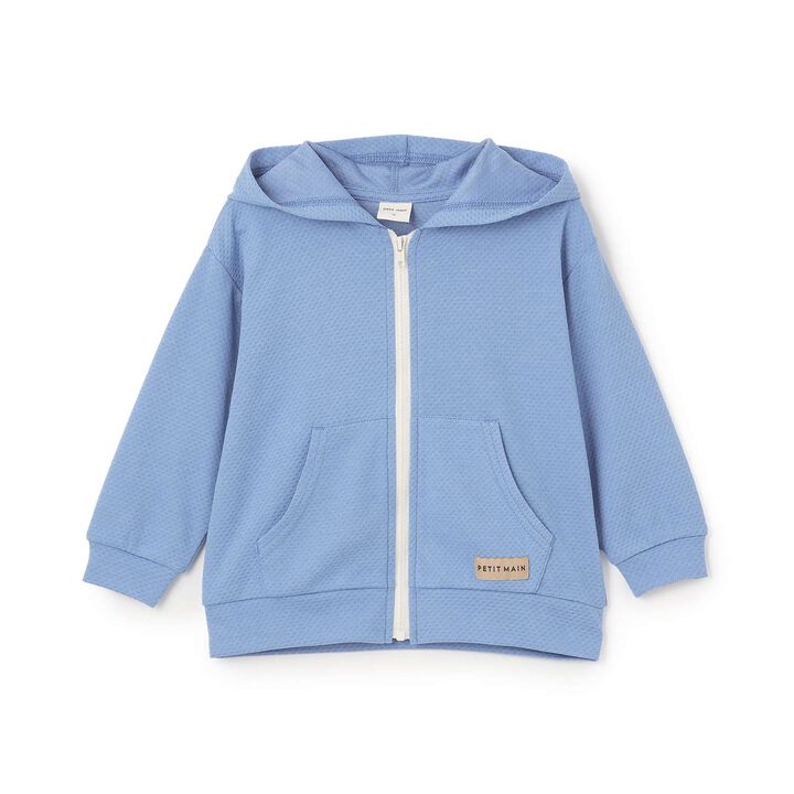 [Heat Shielding, Cool Touch, UV, Quick-Dry] Hoodie,Moderate blue, medium image number 0